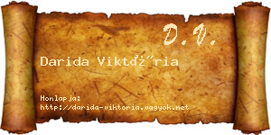 Darida Viktória névjegykártya