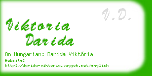 viktoria darida business card
